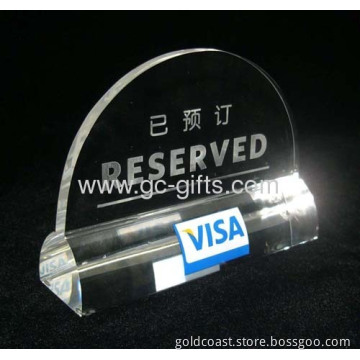 Engraved Small Acrylic Signs 